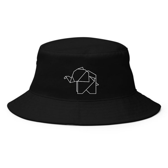 Elephant Geometric Bucket Hat, LoFi, Spiritual, Minimalist - Picture 1 of 1